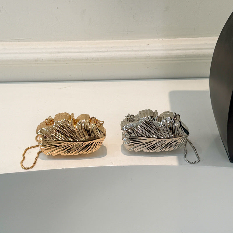 Leaf-Shaped Evening Clutch