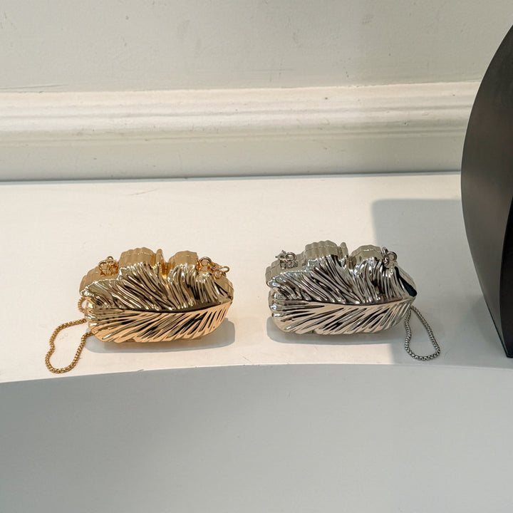 Leaf-Shaped Evening Clutch