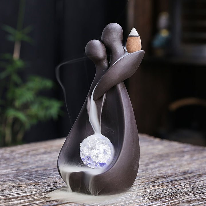 Artistic Couple-Themed Incense Holder