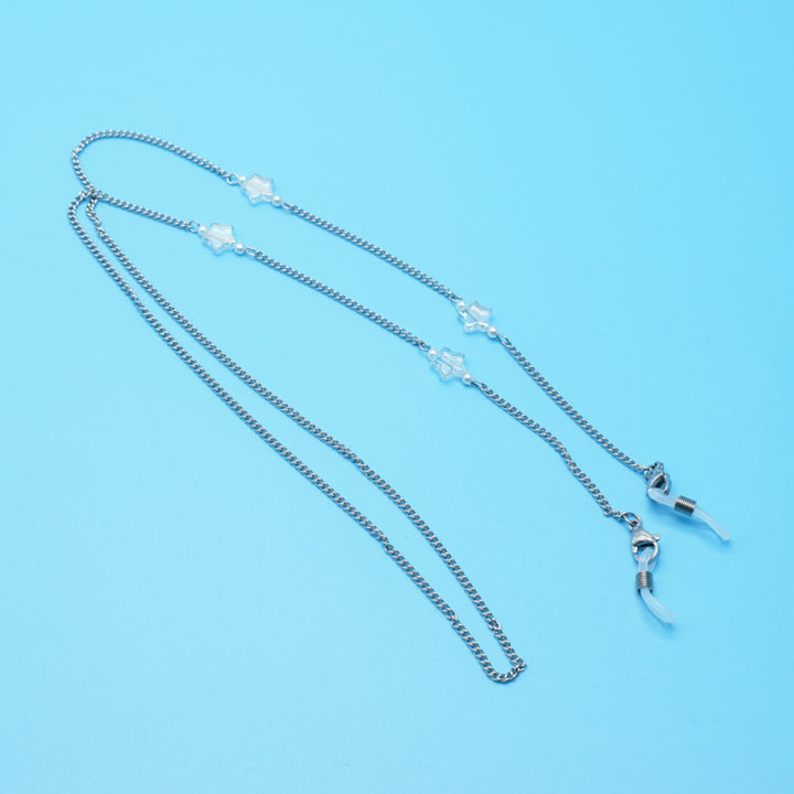 Stylish Eyewear Retainer Chain with Decorative Accents Stornfield