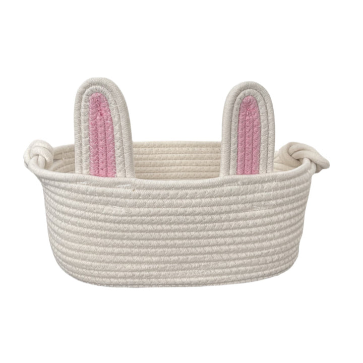 Ladies Playful Storage Basket with Bunny Ears Stornfield