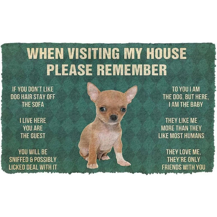 Fun Dog-Themed Door Mat Stornfield