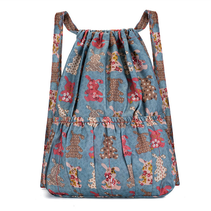 Floral Print Drawstring Backpack Stornfield