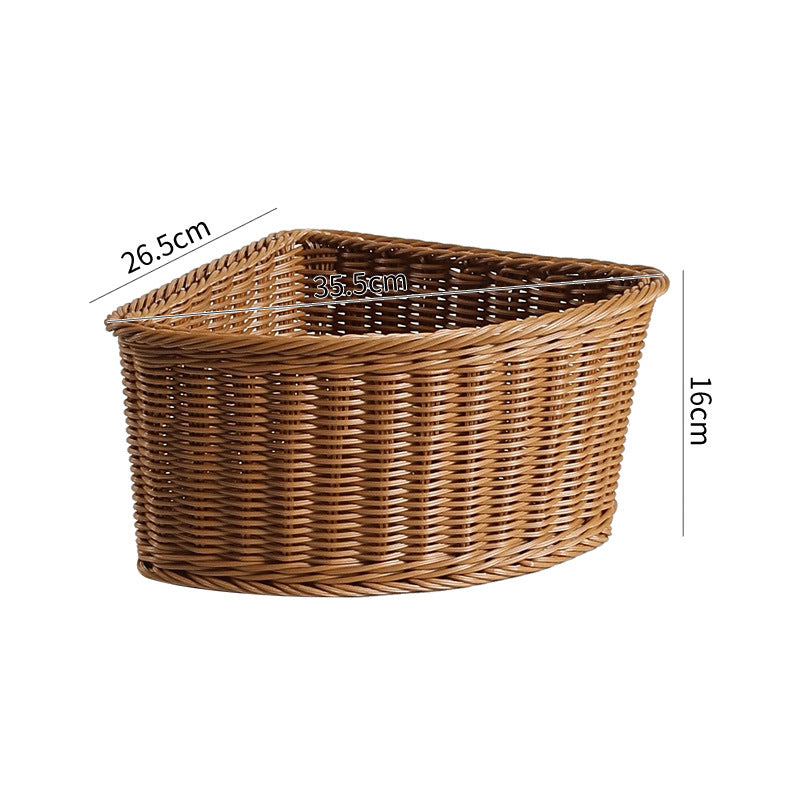 Corner Woven Storage Basket Stornfield