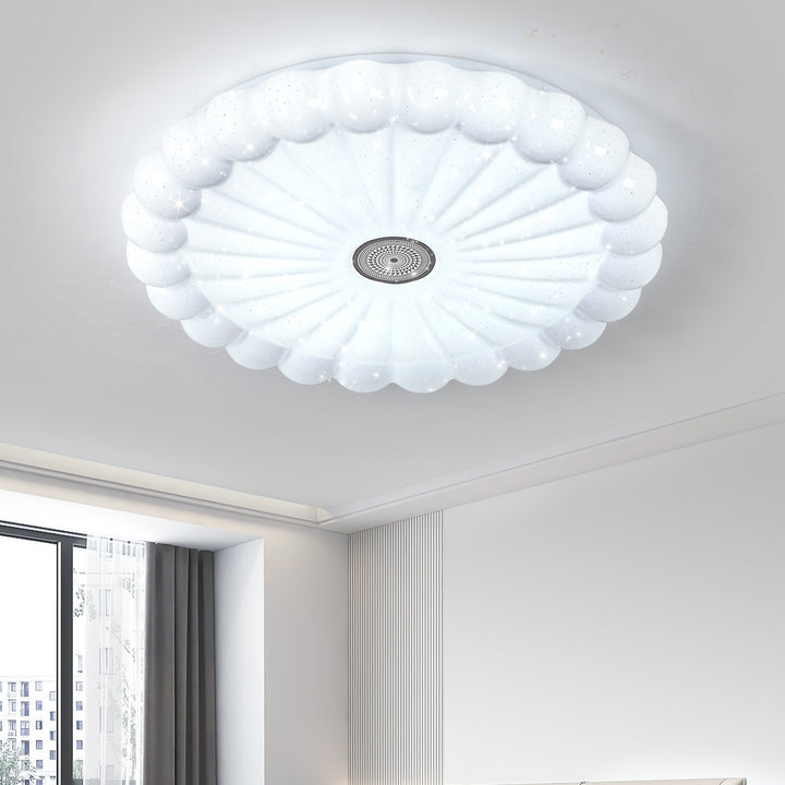Contemporary Floral Ceiling Light