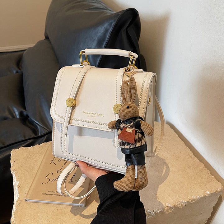 Vintage-Inspired Structured Satchel Bag Stornfield