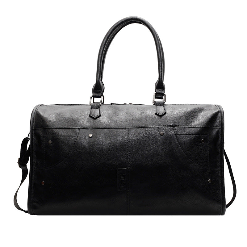 Elegant leather bag with stylish design and versatile carrying options Stornfield