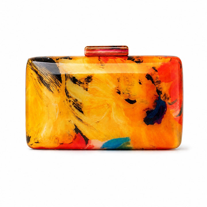 Artistic Acrylic Box Clutch