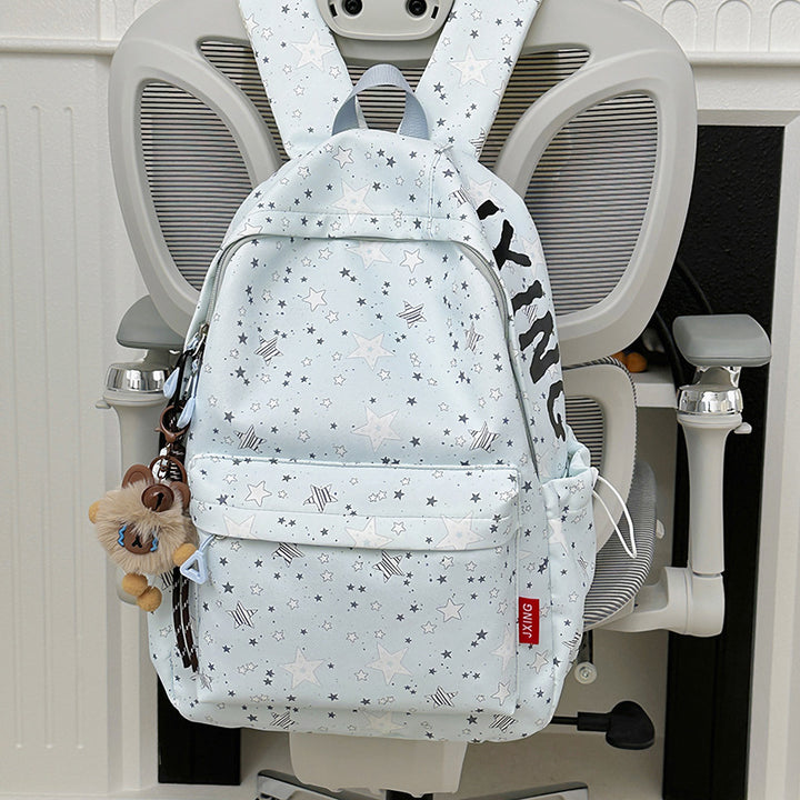 Star-Printed Cute Backpack Stornfield