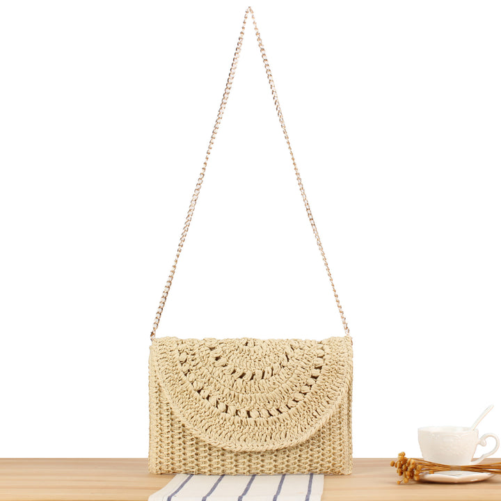 Handbag with Artistic Macrame Design Stornfield