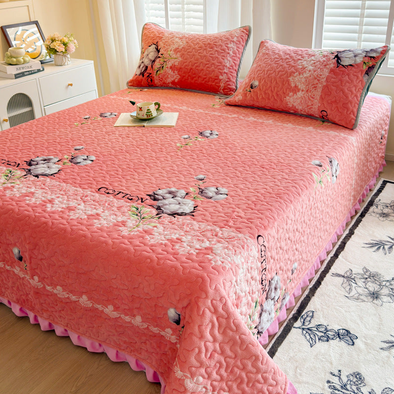 Playful Cartoon-Themed Bedspread Set