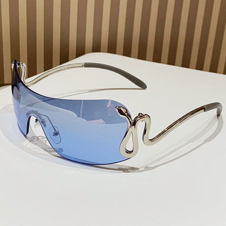 Women's Fashion Oversized Sunglasses with Innovative Metal Frame and Unique Design Stornfield