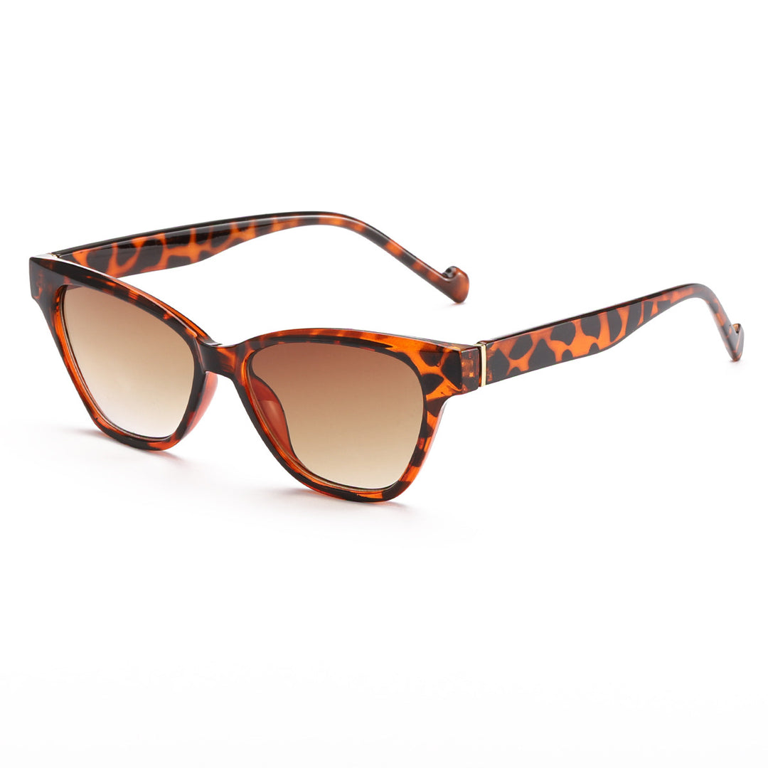 Women Cat-Eye Sunglasses with Modern Leopard Print Stornfield