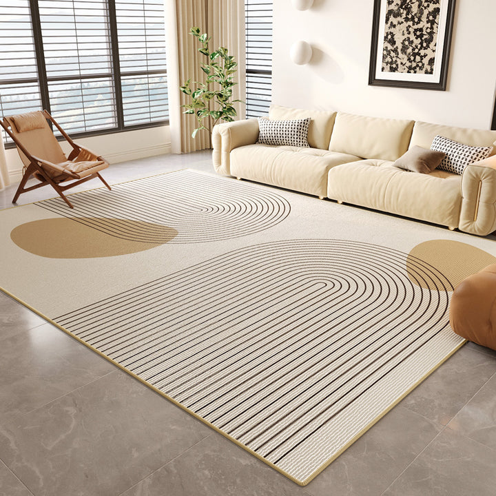 Contemporary Floral Design Area Rug