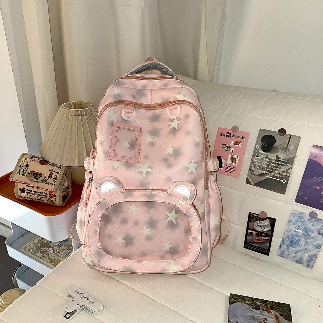 Backpack with Cute Applications and Thoughtful Storage Stornfield