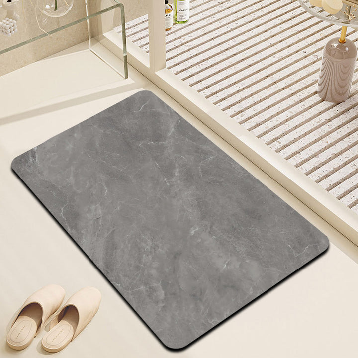 Marble Effect Bathroom Mat Stornfield