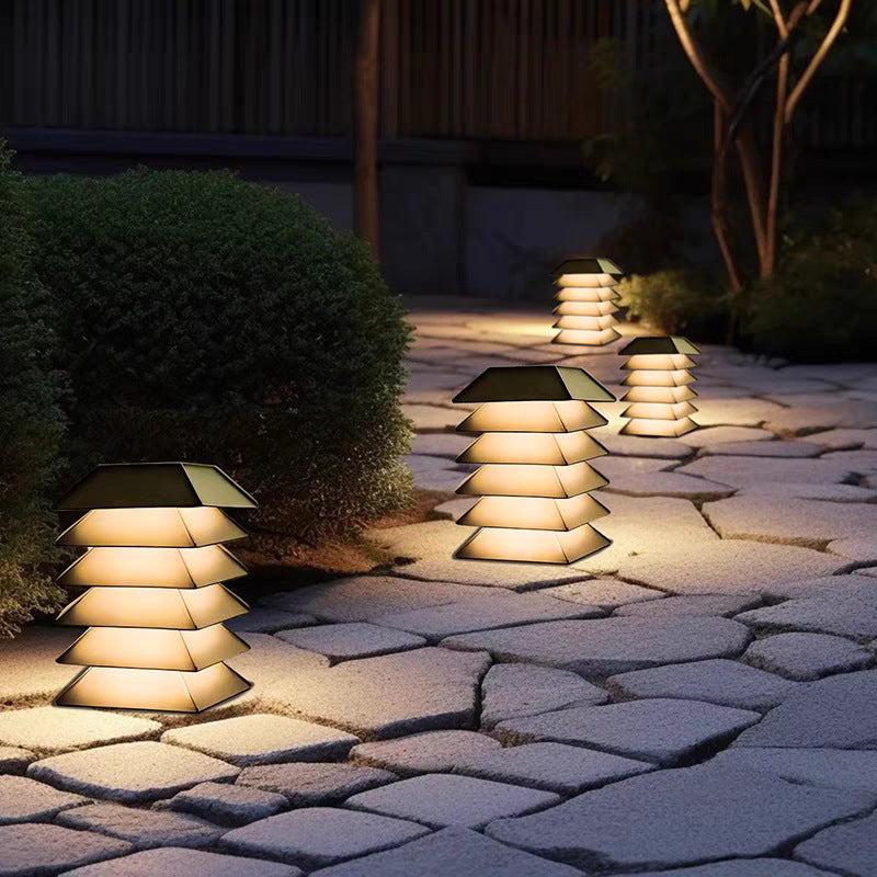 Decorative Floor Lamp with Modern Geometric Design