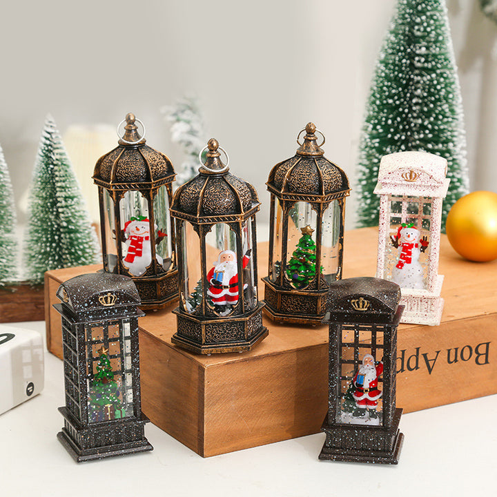 Nostalgic Christmas lantern with moving scenes Stornfield