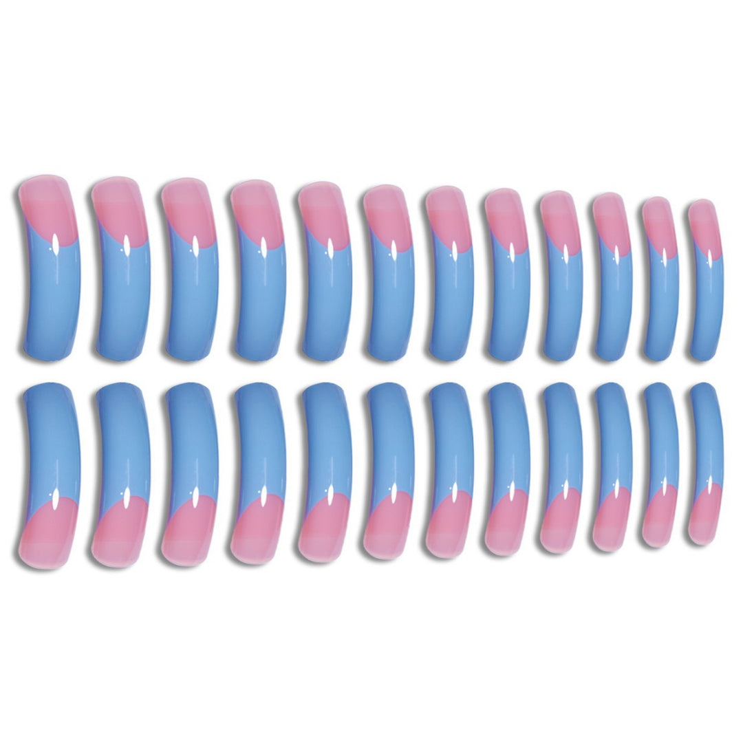 Glossy Long Stiletto Press-On Nails Stornfield