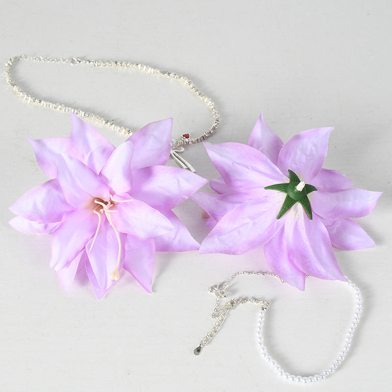 Floral Accented Hair Clip