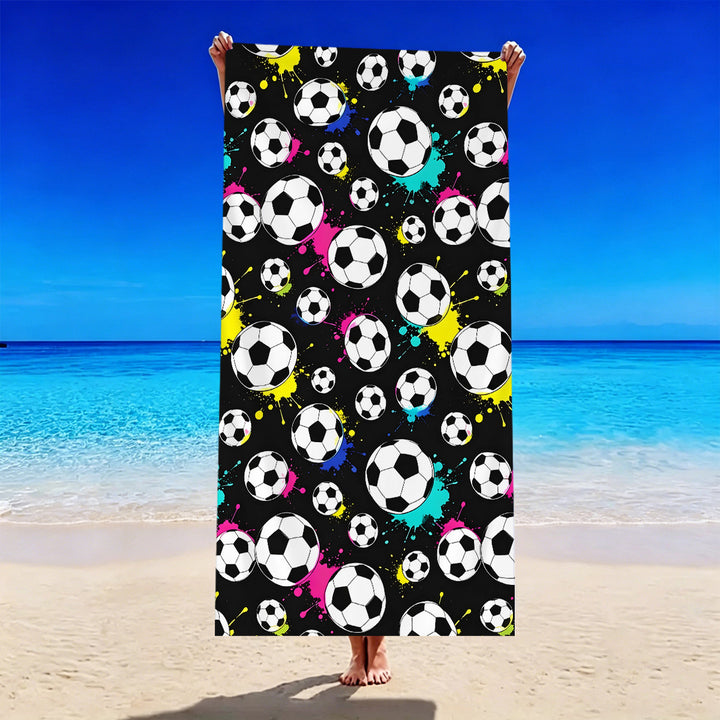 Football-themed beach towel Stornfield