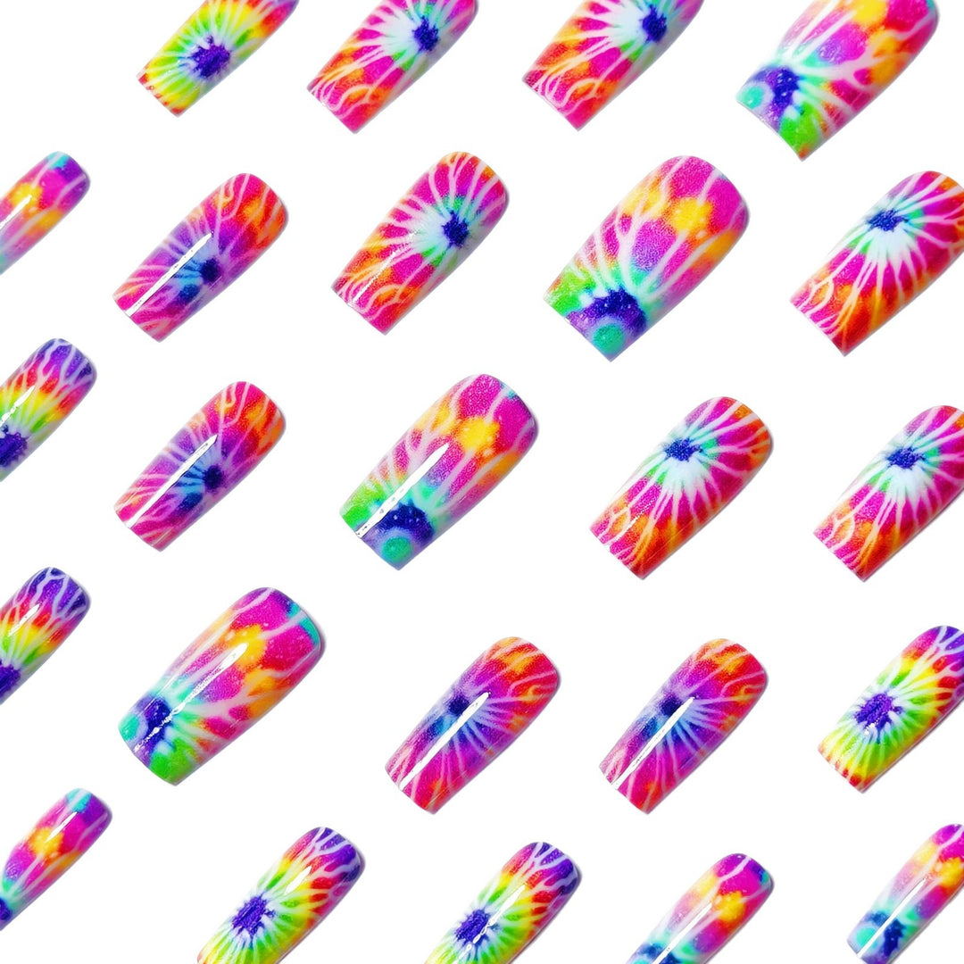 Creative Nail Art In Psychedelic Design Stornfield