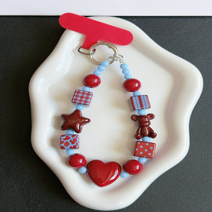 Colorful Beaded Keychain Holder Stornfield 1790134999