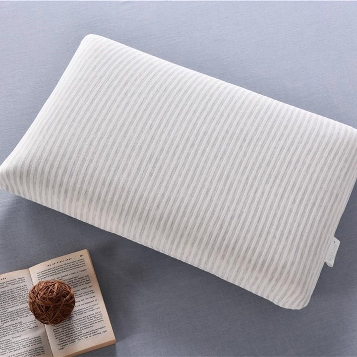 Ergonomic Memory Foam Support Pillow with Breathable Removable Cover