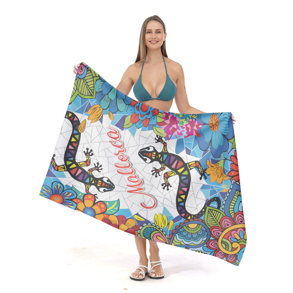 beach towel with unique underwater motif Stornfield