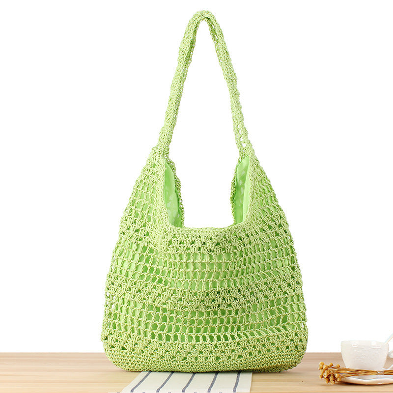 Basket bag with floral appliqué Stornfield