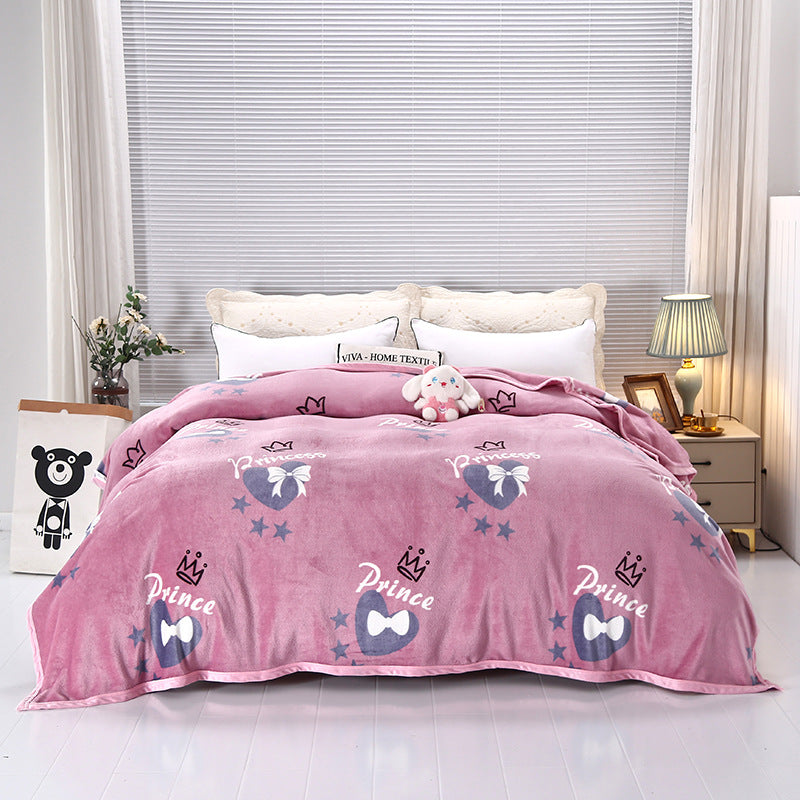 Ladies Cozy Day Bedspread with Cute Cloud Design Stornfield