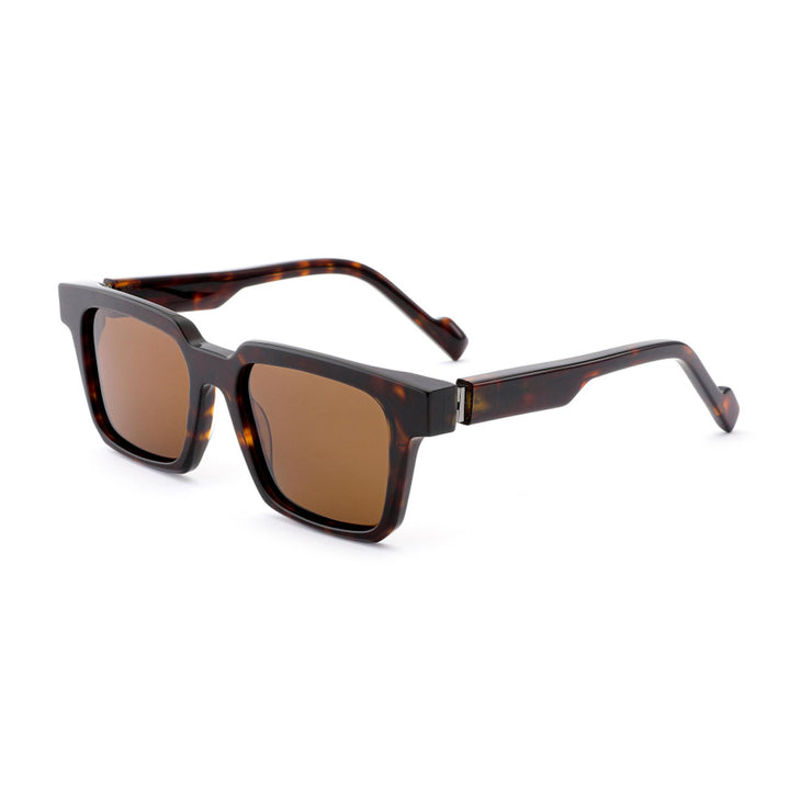 Women's sunglasses in modern, angular design with brown lenses Stornfield