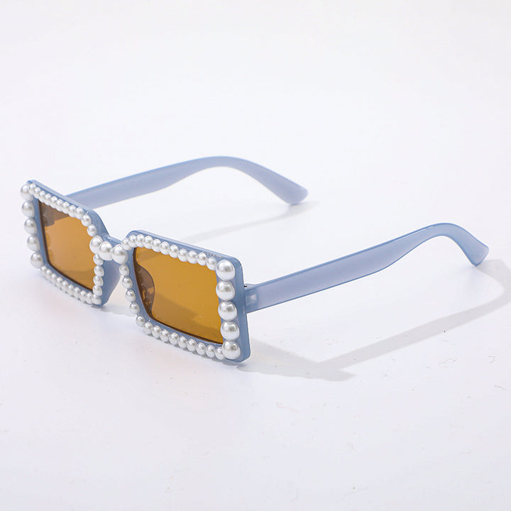 Pearl-Embellished Retro Sunglasses Stornfield