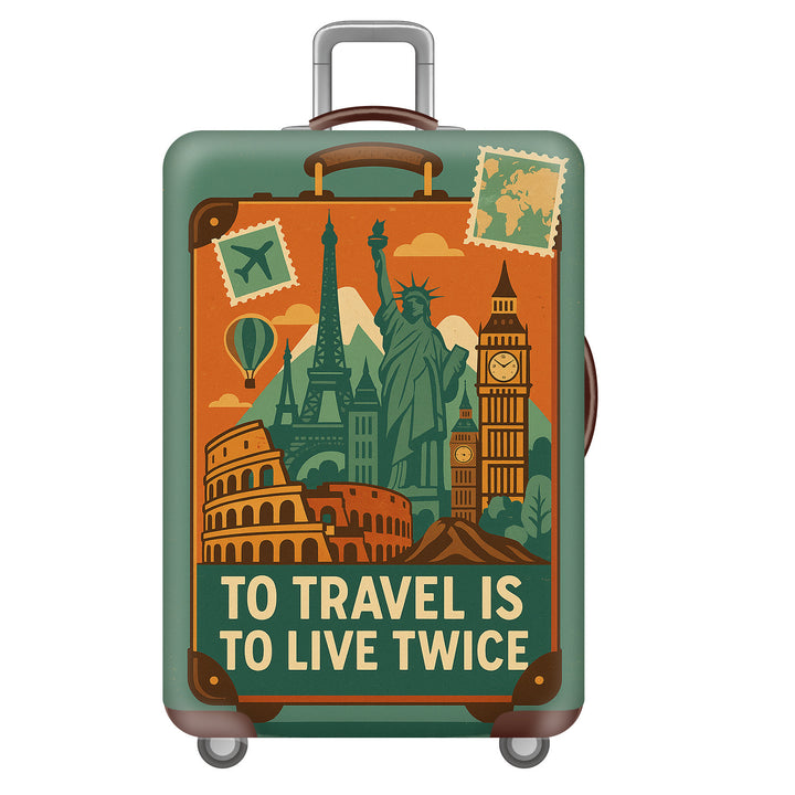 Unisex hard-shell suitcase with impressive Colosseum motif Stornfield
