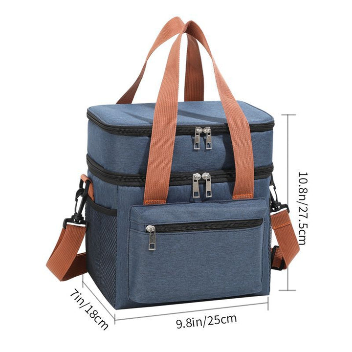 Multi-Compartment Insulated Food Storage Tote Stornfield
