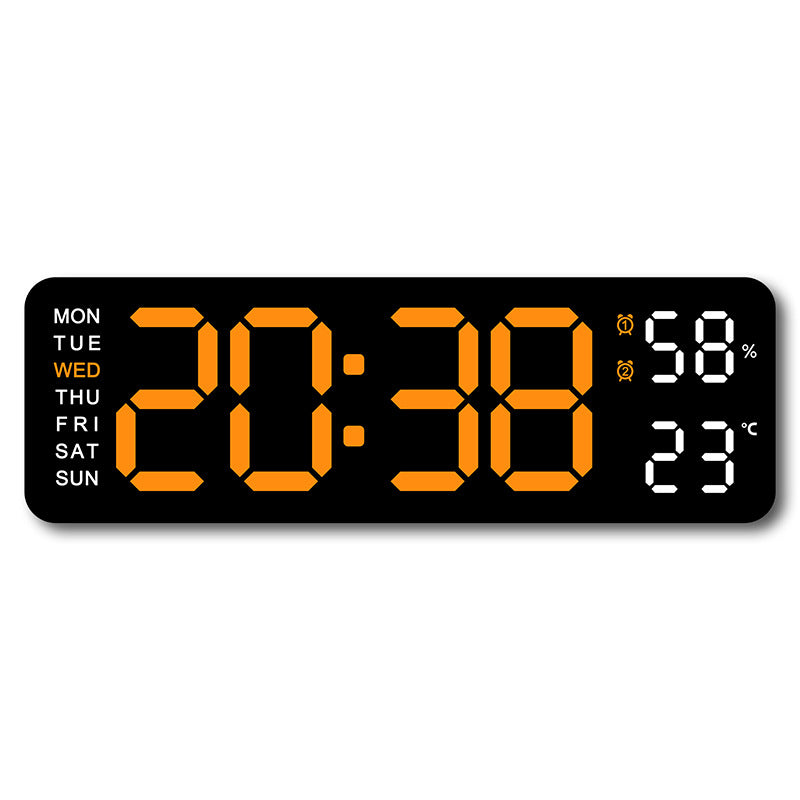 Digital alarm clock with room temperature and humidity display Stornfield