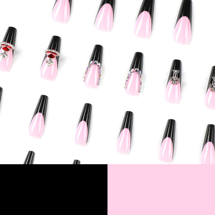 Artful Nail Extensions with Rhinestone and Planet Designs Stornfield
