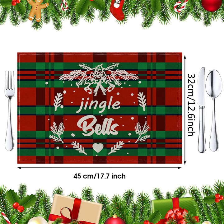 Festive Christmas-Themed Table Placemats