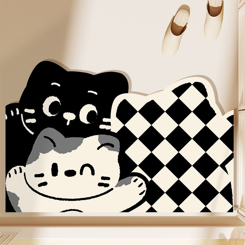 Cute Cartoon Bunny Decorative Doormat Stornfield