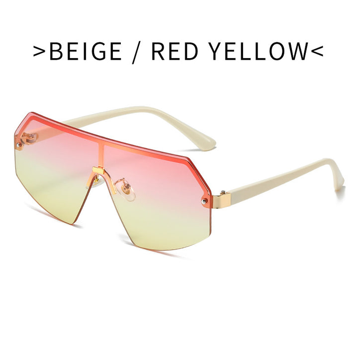 Women futuristic oversized sunglasses with innovative frame Stornfield