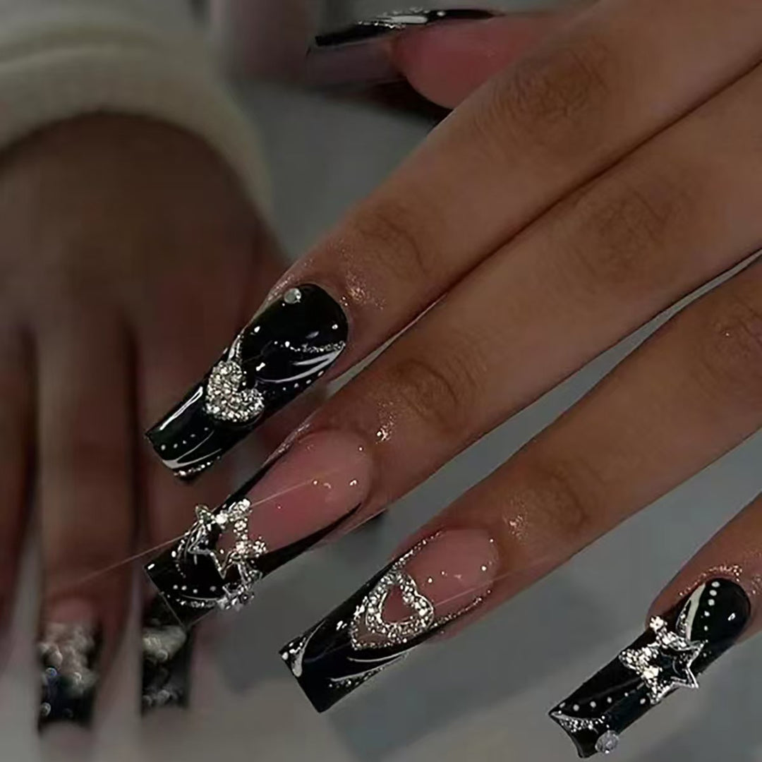 Chic Almond-Shaped Press-On Nail Set Stornfield