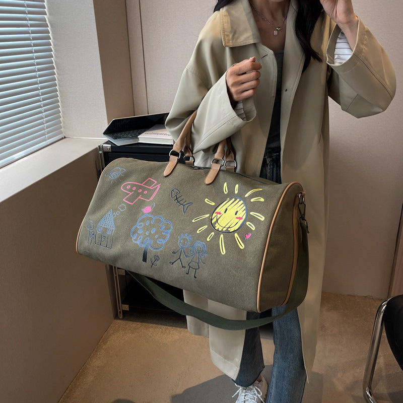 Canvas Art Travel Duffle Bag Stornfield