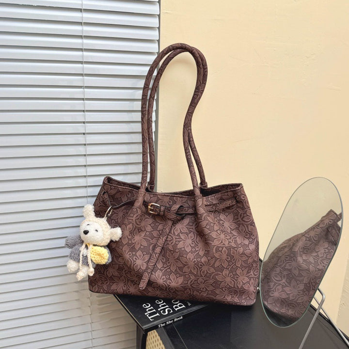 Elegant Floral Patterned Handbag