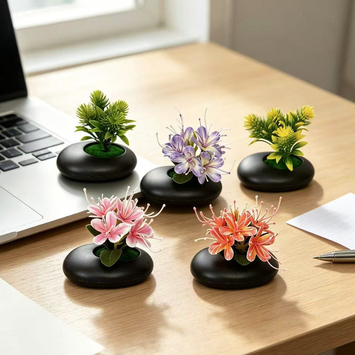 Decorative Floral Sculpture for Indoor Home Display