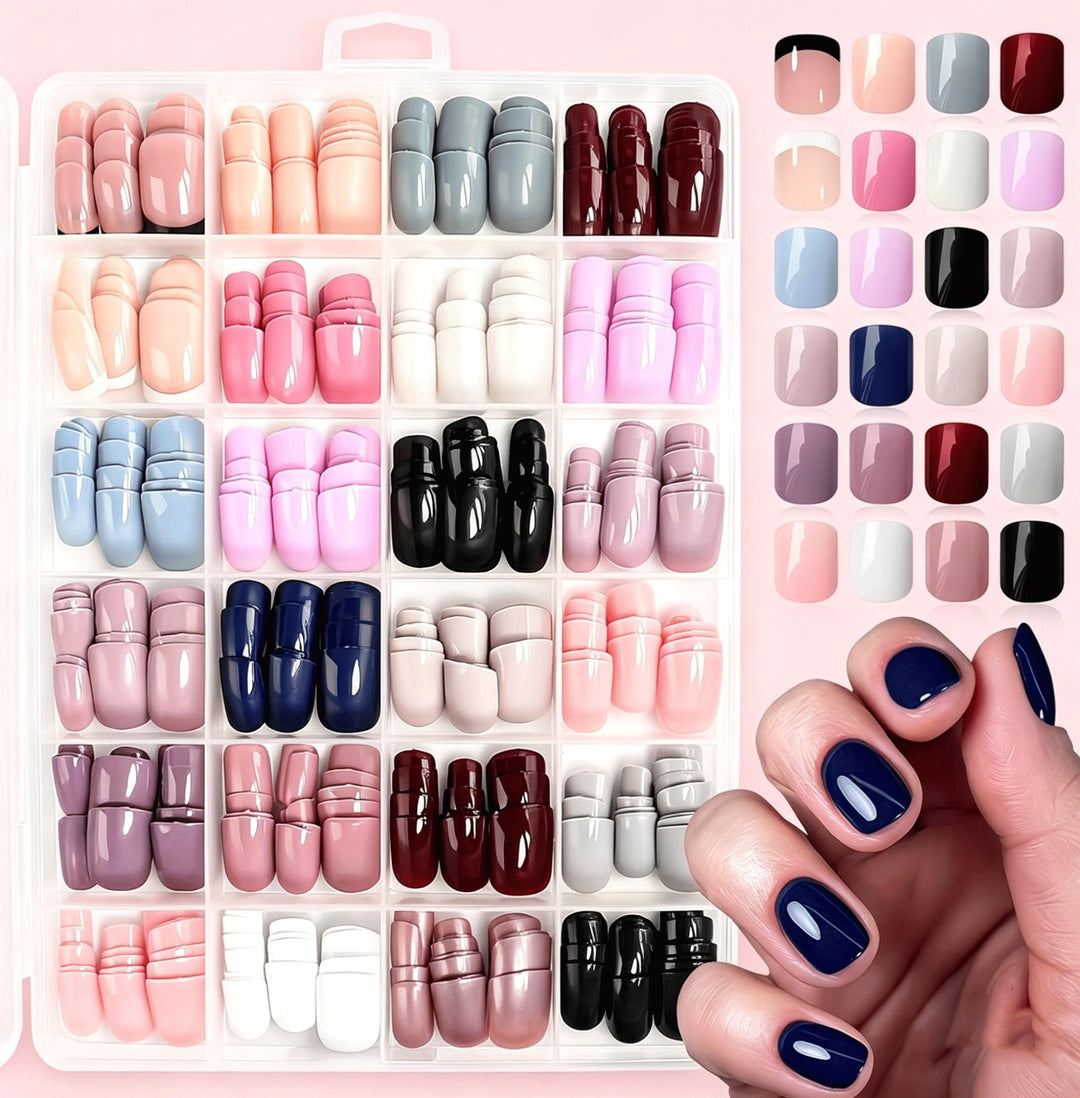 Premium Soft Gel Press-On Nail Tips Collection Stornfield