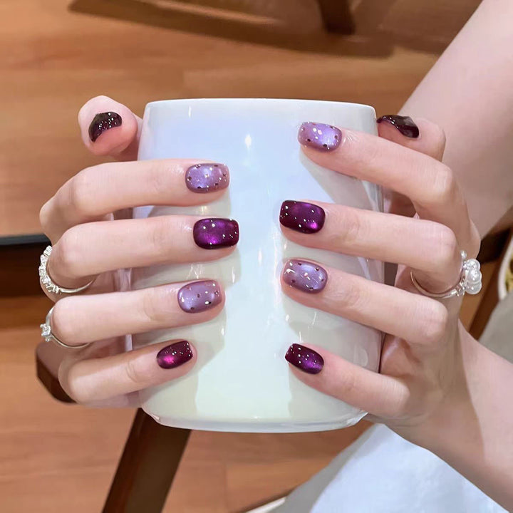 Artificial Nails in Stylish Ombre Design Stornfield