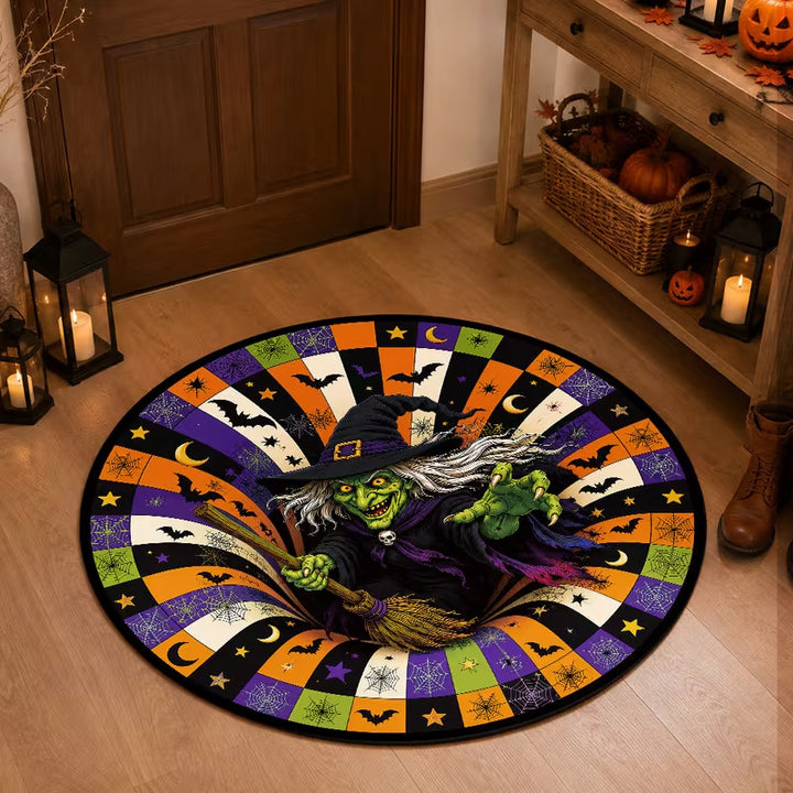 Halloween-Themed Decorative Area Rug
