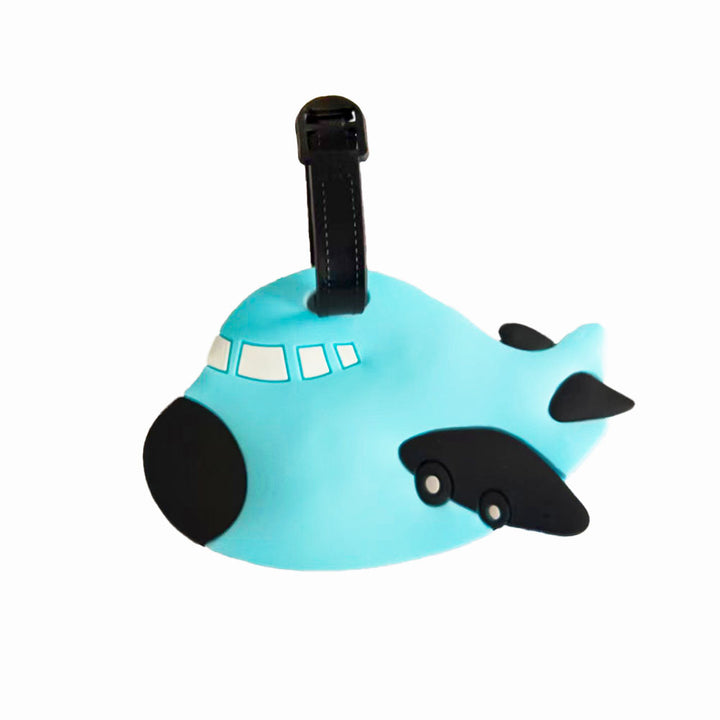 Unisex luggage tag in creative airplane design Bowlift