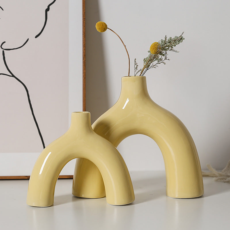 Stylish and creative ceramic vase Stornfield