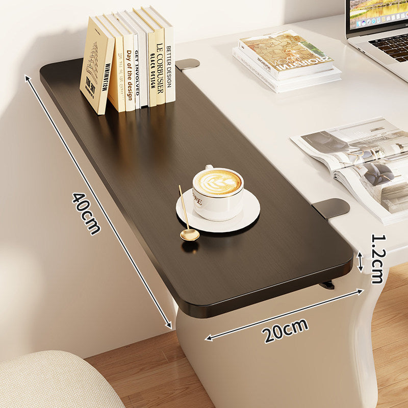 Compact Wall-Mounted Foldable Clamp-On Desk Shelf